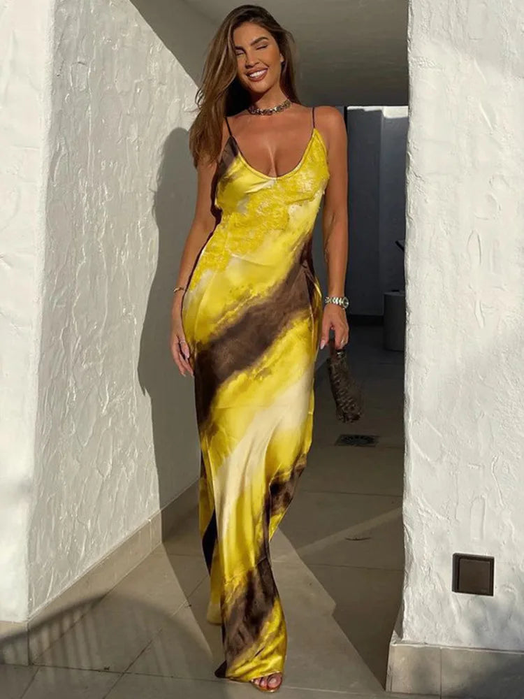 Women's Resort Garments Trendy Women'S Wear Collection FashionSierra Backless Maxi Dress Sleeveless Floral Dress Women's Resort Garments Trendy Women'S Wear Collection FashionSierra Backless Maxi Dress Sleeveless Floral Dress