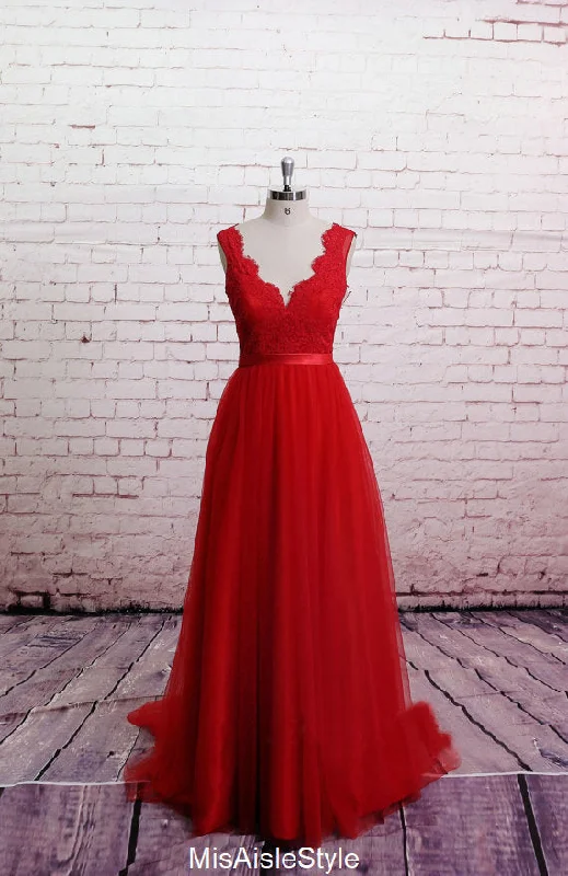 Women's Romantic Outfit Exclusive Discounts Red Wedding Dress