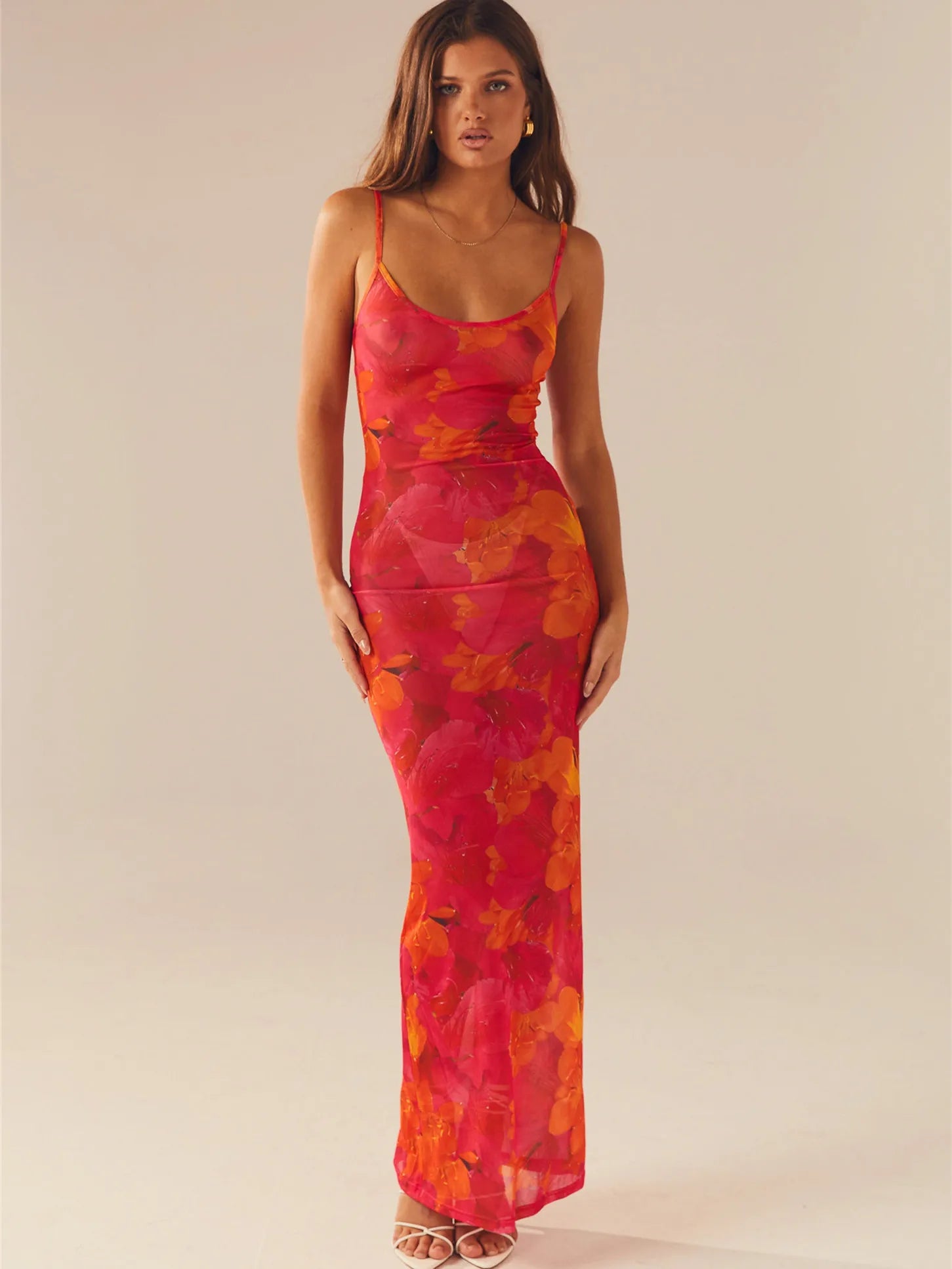 Women's Holiday Attire Spring Fashion FashionSierra - Spaghetti Strap Floral Print Party Club Vintage Summer Holiday Maxi Dress Women's Holiday Attire Spring Fashion FashionSierra - Spaghetti Strap Floral Print Party Club Vintage Summer Holiday Maxi Dress