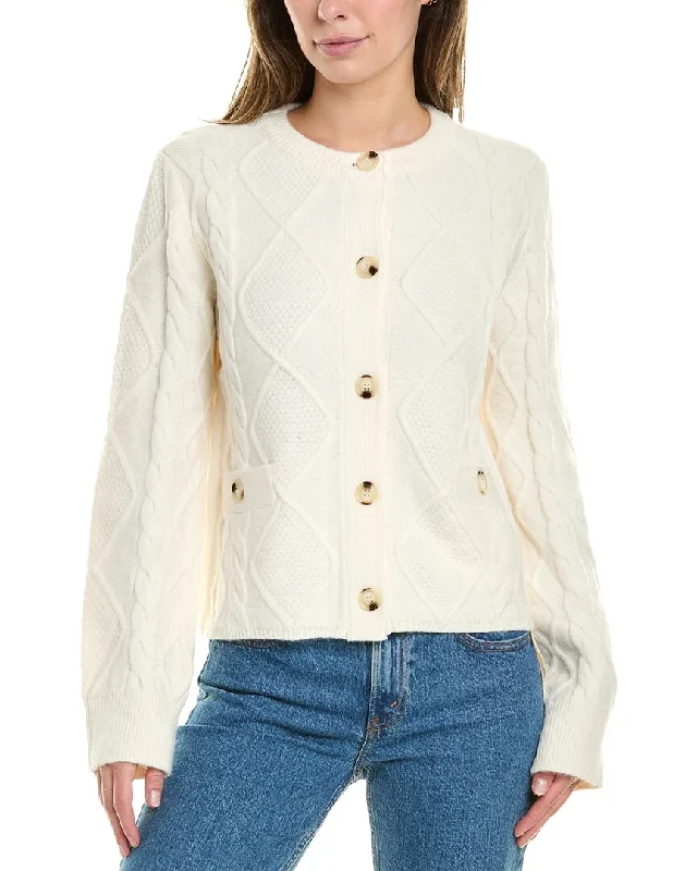 Women's Clothing For Everyday Wear Chic Style, Always In Vogue Design History Button Front Cardigan Women's Clothing For Everyday Wear Chic Style, Always In Vogue Design History Button Front Cardigan