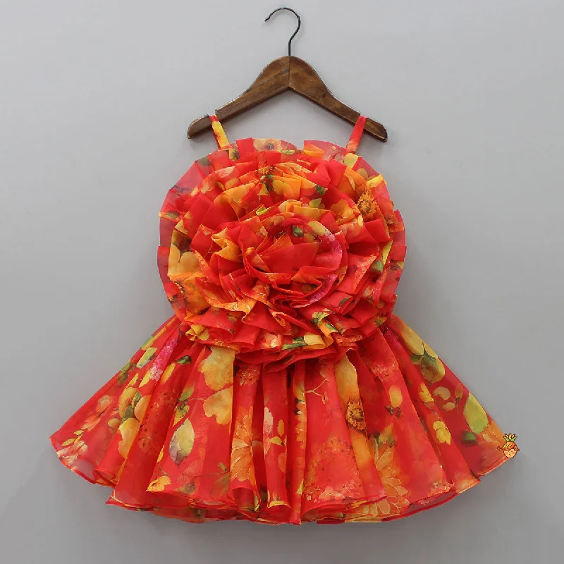 Women's Chic Outerwear Garments Durable Fashion Picks Red Sleeveless Strappy Dress