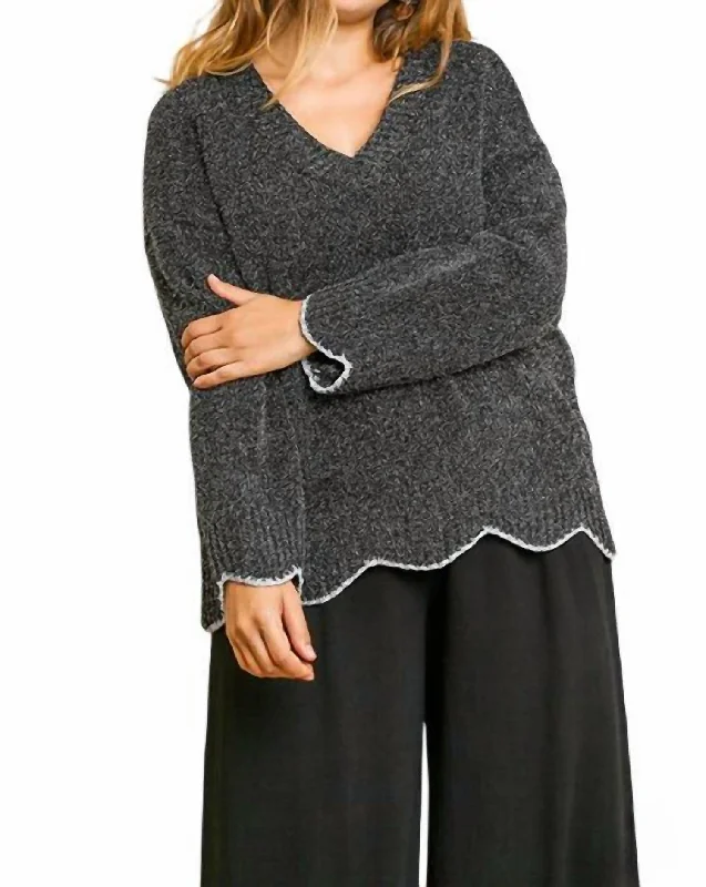 Women's Active Garments For Workouts New Season Fashion Preview Sale Zig Zag Pullover Sweater In Black Women's Active Garments For Workouts New Season Fashion Preview Sale Zig Zag Pullover Sweater In Black