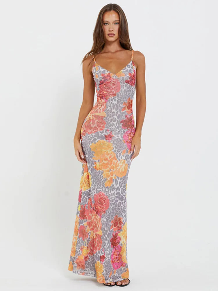 Affordable Women's Apparel Clearance Event FashionSierra - Print Backless Sexy Maxi Dress Sleeveless Floral Dress Affordable Women's Apparel Clearance Event FashionSierra - Print Backless Sexy Maxi Dress Sleeveless Floral Dress