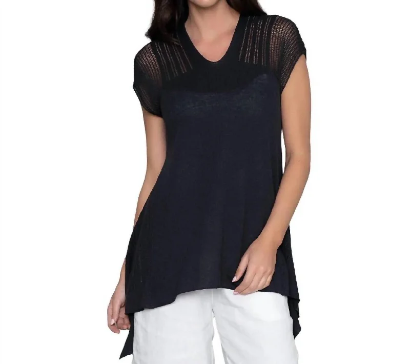Women's Formal Event Clothing Athleisure Style Sale Final Touch Sweater In Black