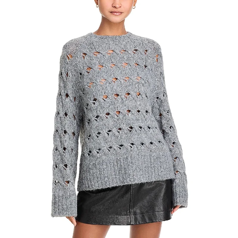 Women's Floral Print Outfit Romantic Chic Deals Womens Knit Oversized Crewneck Sweater Women's Floral Print Outfit Romantic Chic Deals Womens Knit Oversized Crewneck Sweater