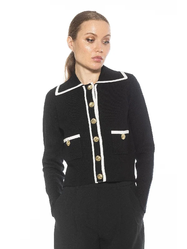 Women's Chic Outerwear Attire Sporty Fashion Offers Mari Cardigan