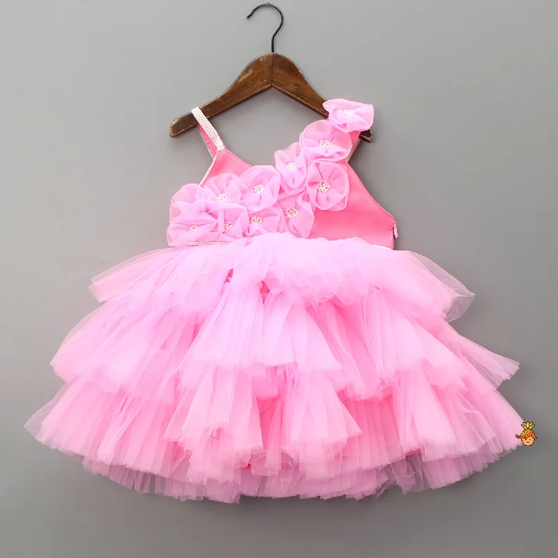 Women's Elegant Outfit Fall Sale, Prices Drop Flowers Beautified Pleated Layered Dress Women's Elegant Outfit Fall Sale, Prices Drop Flowers Beautified Pleated Layered Dress