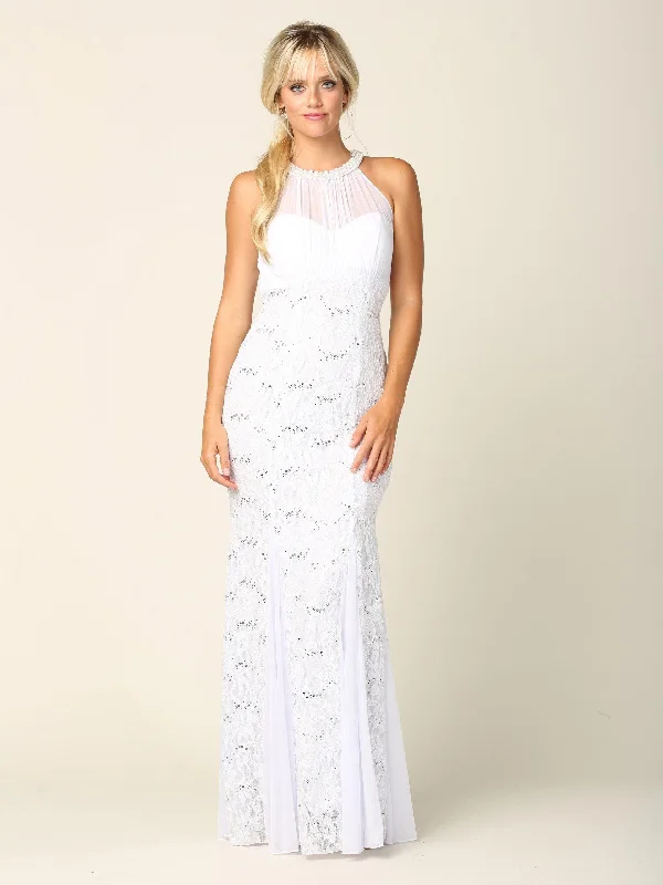 Women's Occasion Wear Apparel Dive Into Trendy Styles Simple Long Halter Wedding Dress Women's Occasion Wear Apparel Dive Into Trendy Styles Simple Long Halter Wedding Dress