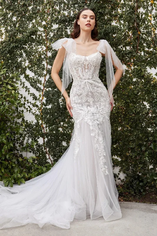 Affordable Women's Outfit Feminine Style Promotions Cinderella Divine A1086W Lace Corset Wedding Mermaid Gown Affordable Women's Outfit Feminine Style Promotions Cinderella Divine A1086W Lace Corset Wedding Mermaid Gown