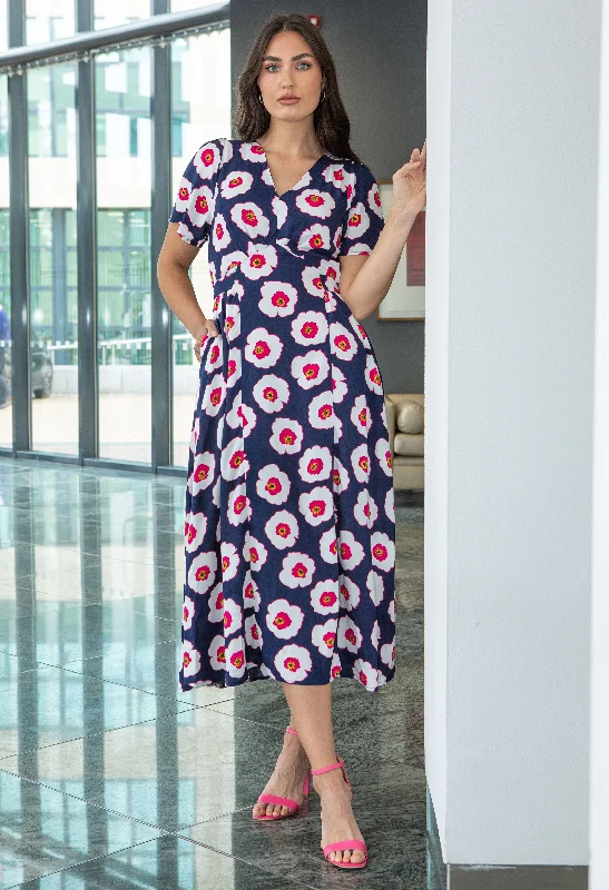 Women's Garments Casual Yet Chic Sales Poppy Print Dress