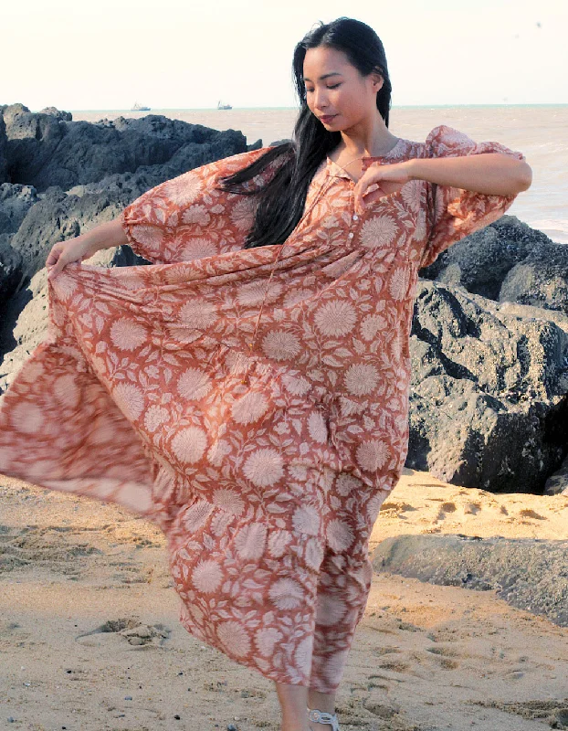 Elegant Women's Attire New Season Fashion Preview Neera Maxi in Masala