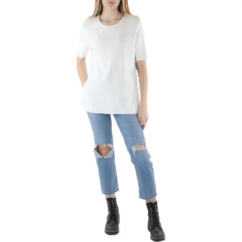 Women's Workout Clothing Spring Fashion Womens Crewneck Knit Pullover Sweater