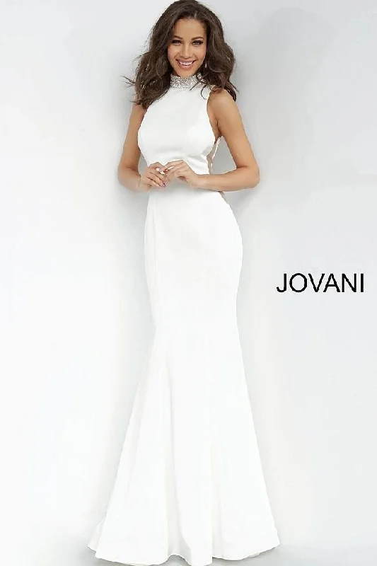 Vintage-Inspired Garments Budget-Friendly Fashion Jovani 1005 Long Wedding Dress