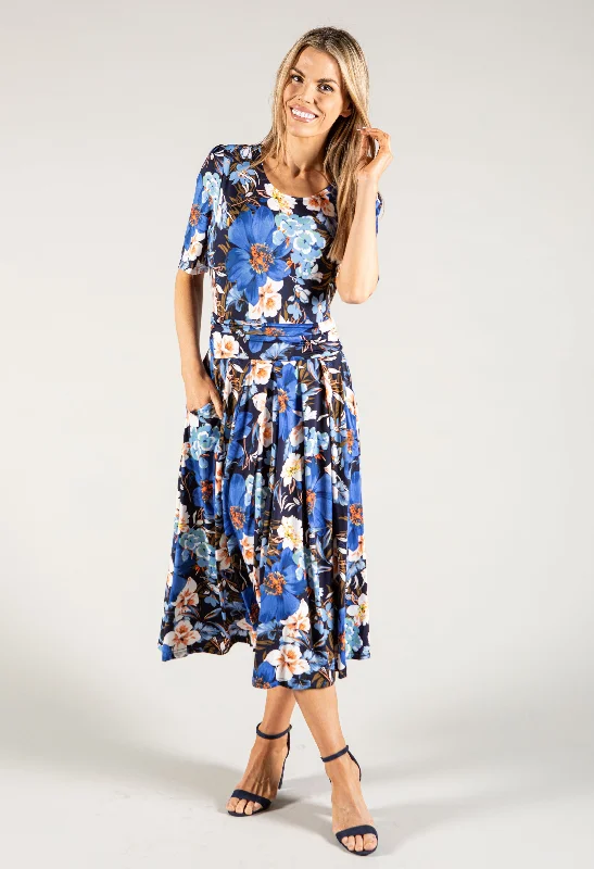 Comfortable Women's Apparel Special Offers, Don't Miss Floral Bloom Midi Dress