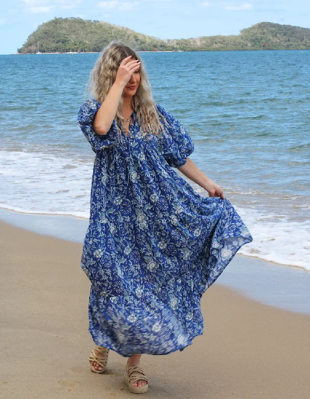 Women's Contemporary Apparel Fashionista Sale Aqua Indian Rose Neera Maxi