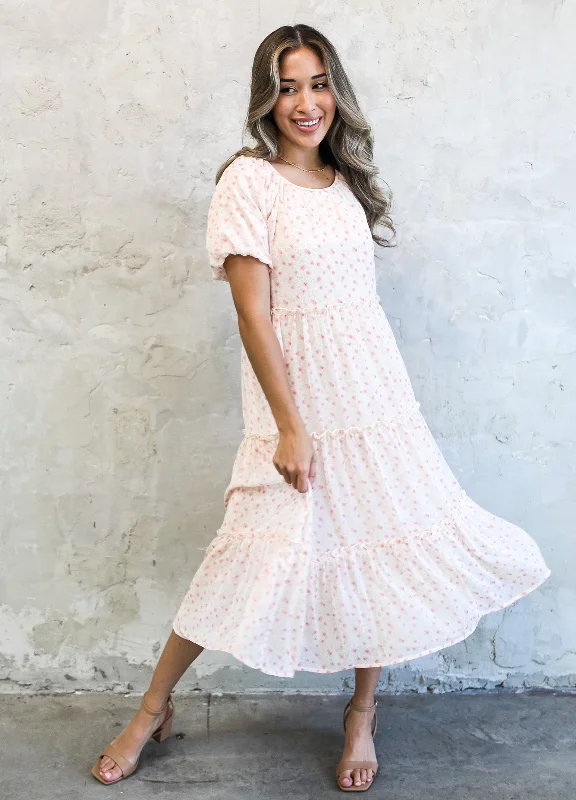 Women's Stylish Professional Garments Limited Time Offer Serena modest midi dress in watercolor