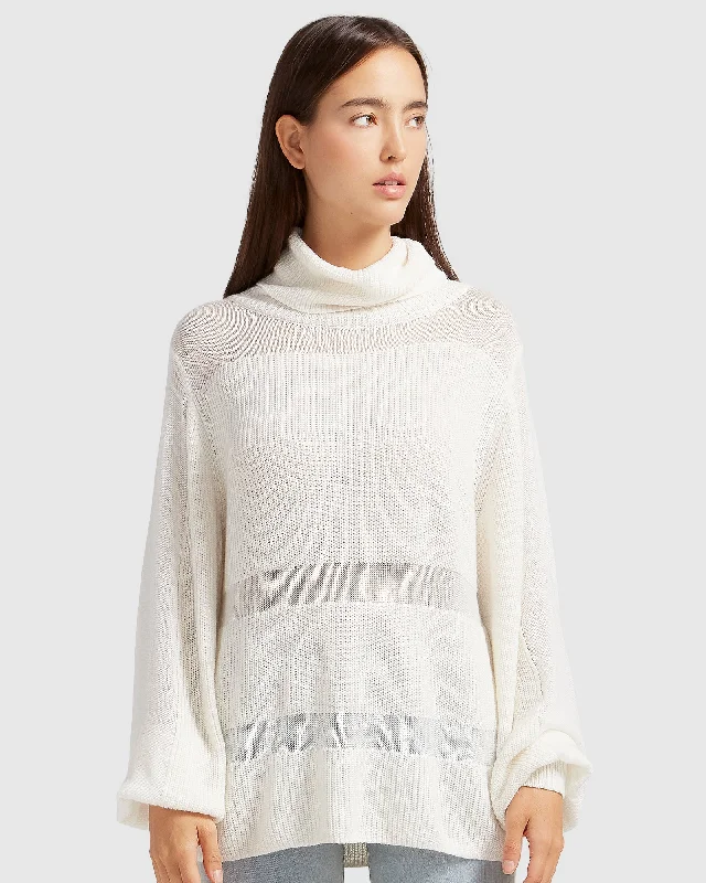 Women's Occasion Wear Apparel Absurdly Cheap Sale Nevermind Sheer Panelled Knit