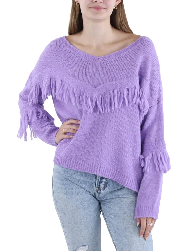 Women's Vintage Clothes Fresh Fashion Discounts Womens Crochet Knit Pullover Sweater