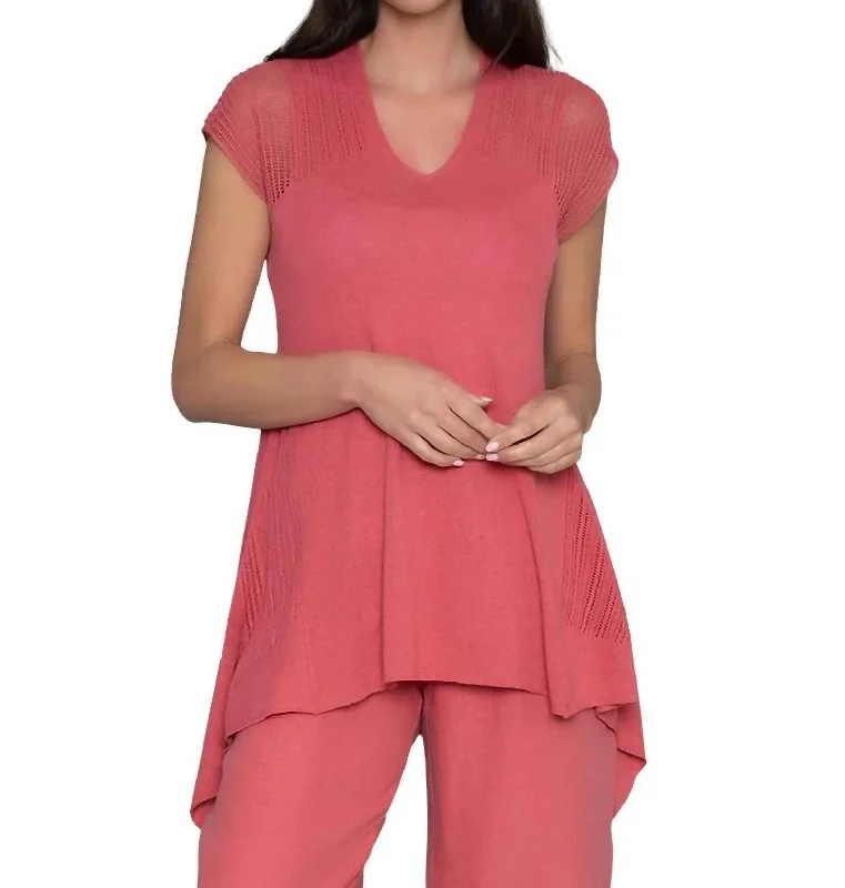 Women's Clothing For Outdoor Events Fashionista Sale Final Touch Sweater In Berry