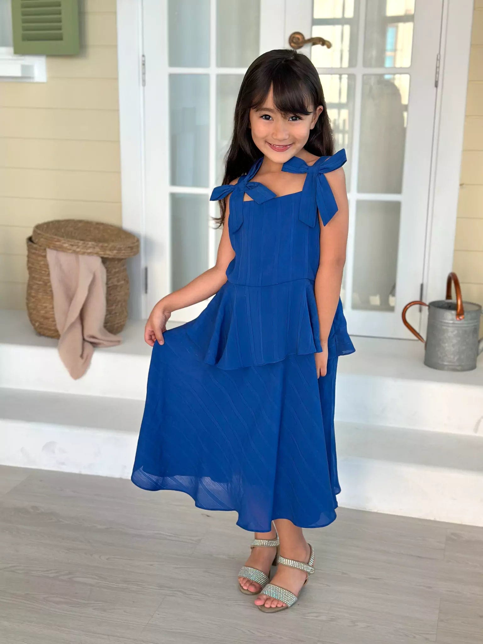 Women's Plus-Size Casual Outfit Style Revolution Mini Imperial Blue Long Dress