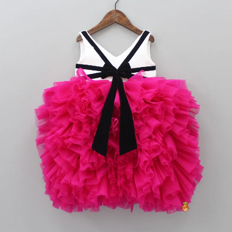Women's Plus-Size Outfit Chic Style, Always In Vogue Pin Tuck Detailed Ruffle Frilly Party Scuba Dress Women's Plus-Size Outfit Chic Style, Always In Vogue Pin Tuck Detailed Ruffle Frilly Party Scuba Dress