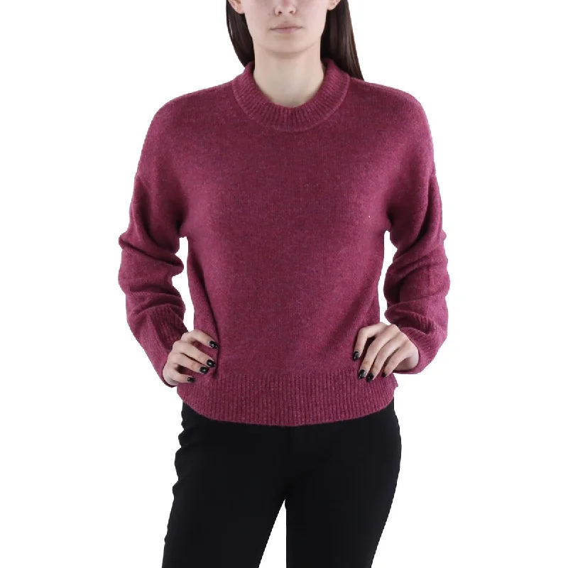 Women's Professional Garments Summer Fashion Womens Heathered Mock Neck Pullover Sweater