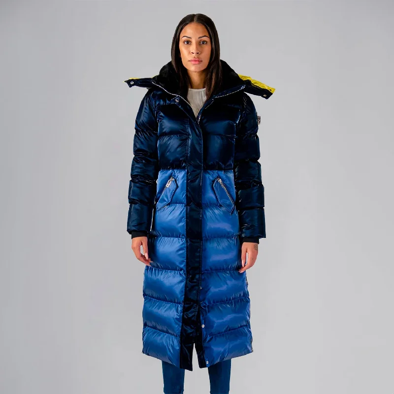 Unbeatable Discounts On The Latest Fashion Trends Women's Bird Of Paradise Coat - All Wet Blue/Yellow