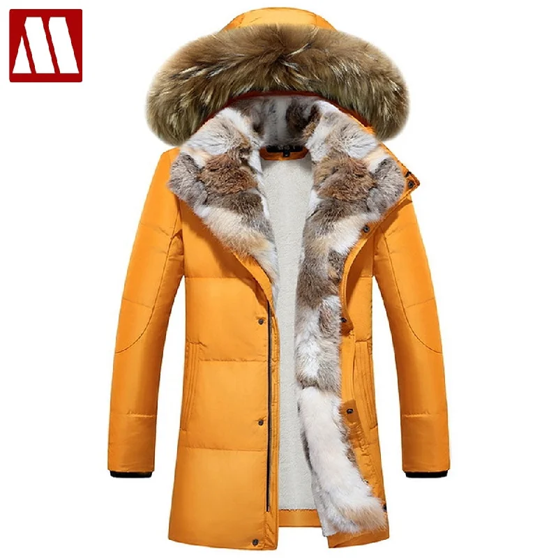 High-Fashion Women's Clothing New Women Winter Oversize Down Jacket Lady's Long Hooded Fur Coat Plus Size Thick Hood Down Coats Warm Jackets Green Black White