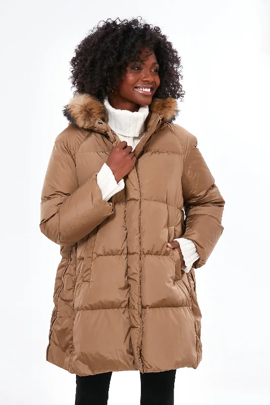 Women's Workout Clothing Caramel Bembo Coat