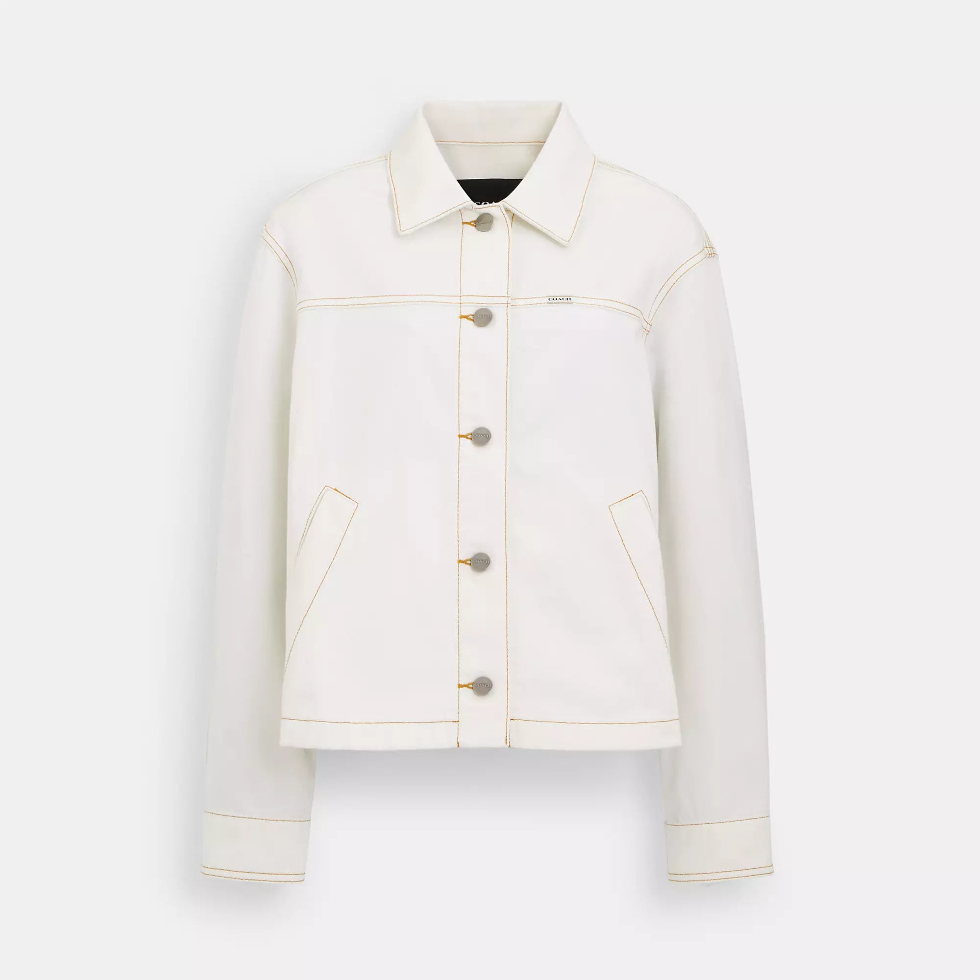 Trendy And Timeless Styles Now At Exclusive Discounts Coach Outlet Twill Utility Jacket In Organic Cotton And Recycled Polyester