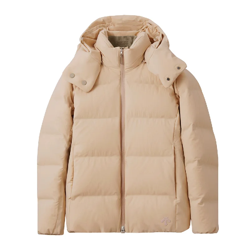 Women's Seasonal Wardrobe Clothing Women's Descente MIZUSAWA DOWN JACKET "ANCHOR-L" IRISH CREAM BEIGE