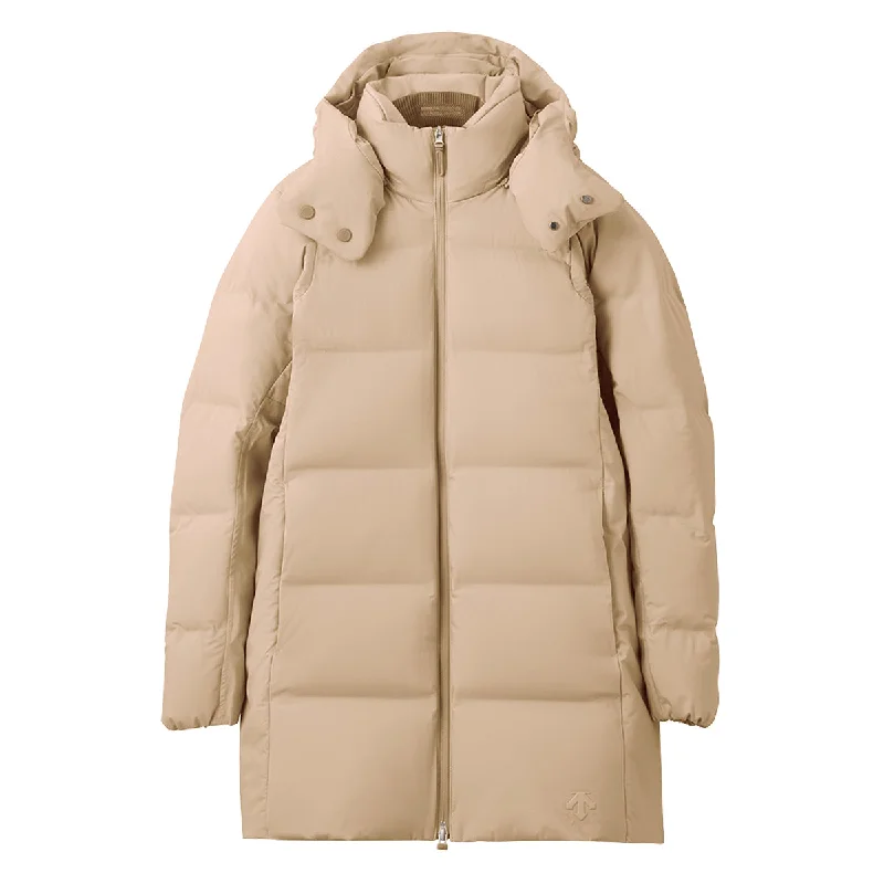 Women's High-End Clothing Women's Descente MIZUSAWA DOWN COAT "ANCHOR-HC" IRISH CREAM BEIGE