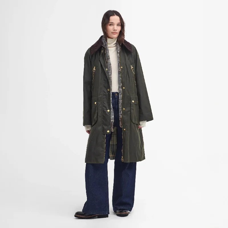 Women's Weekend Outfit Ebberston Waxed Jacket Archive Olive/Ancient