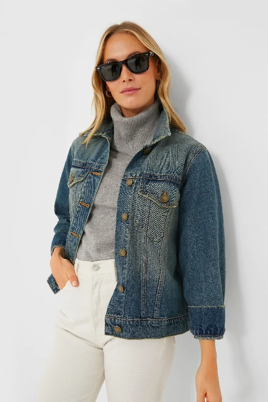 Affordable Luxury Women's Garments Cargo Wash The Slouchy Jean Jacket