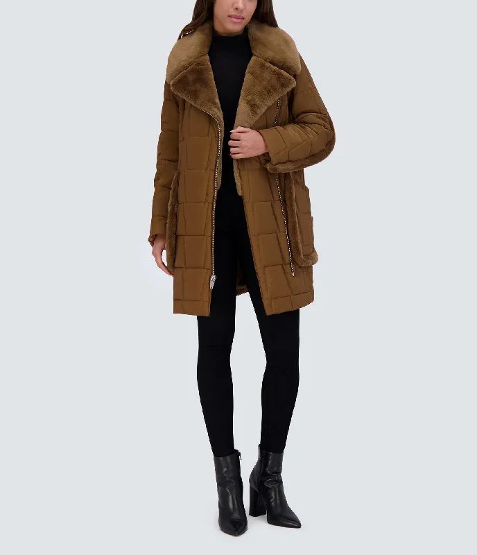 Women's Elegant Garments Astor Shearling Jacket