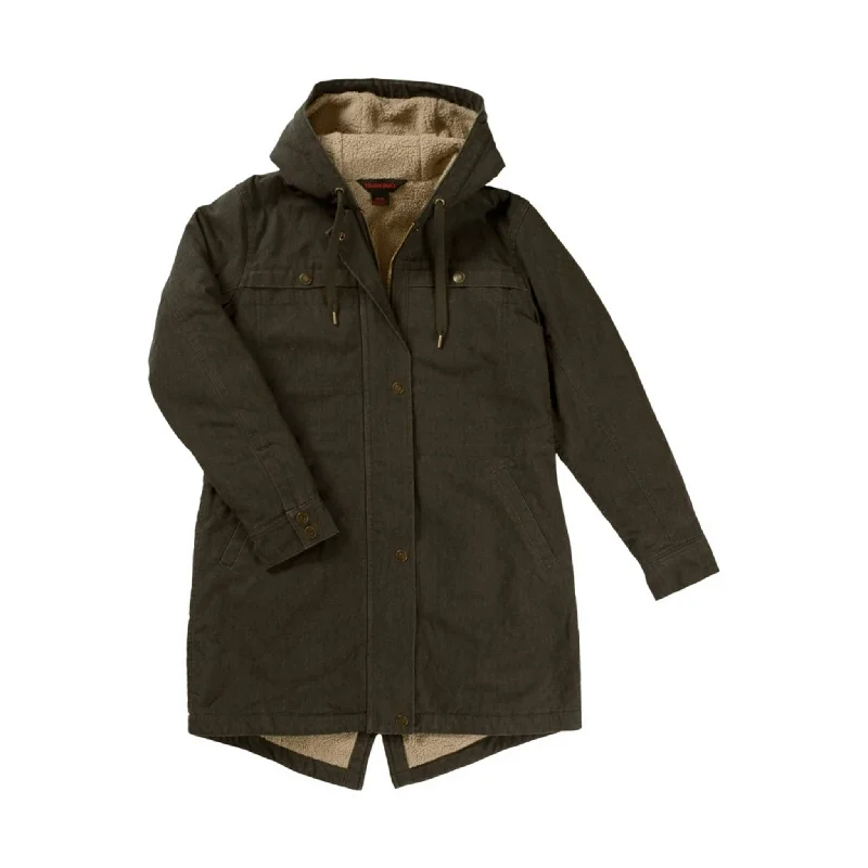 High-Fashion Women's Clothing Tough Duck Women's Sherpa Lined Jacket - Olive