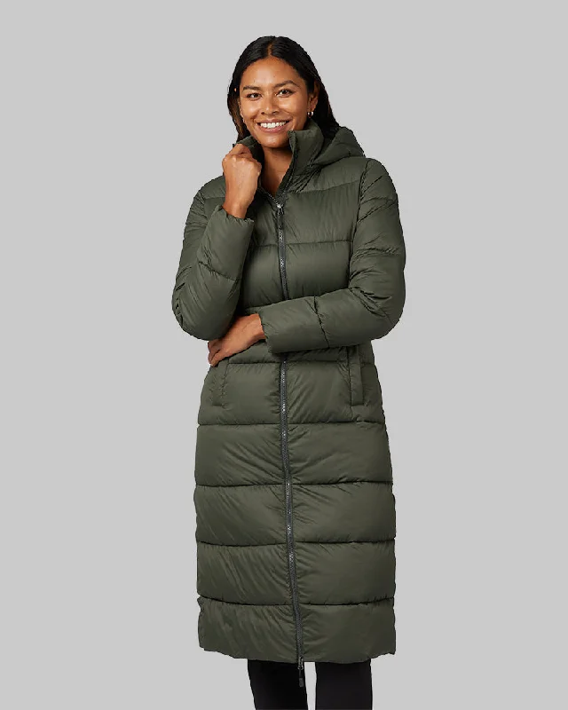 Comfortable Women's Apparel WOMEN'S SHIELD TECH MAXI POLY-FILL COAT