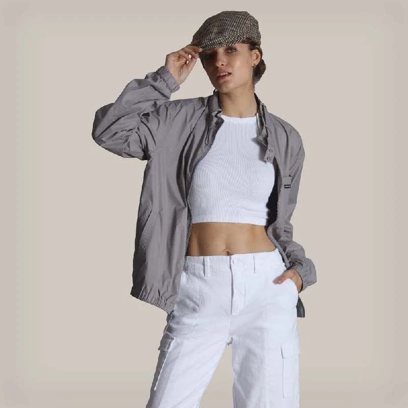 Women's Activewear Outfit Women's Windbreaker Oversized Packable Jacket