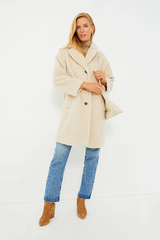 Vintage-Inspired Garments Beige Veber Coat