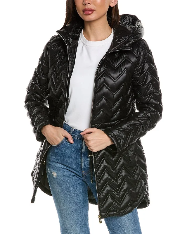 Women's Functional Outdoor Garments Via Spiga Chevron Quilted Coat