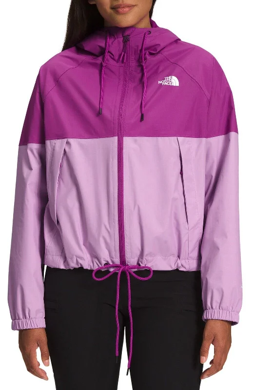 Women's High-Fashion Garments The North Face Antora Women's Purple Cactus lupine Waterproof Rain Jacket SGN430