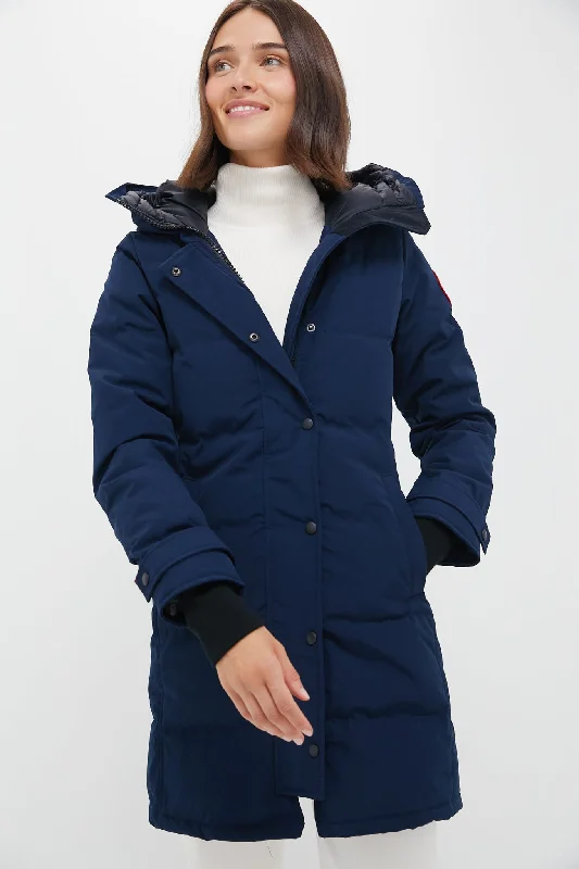 Elegant Clothing For Women Atlantic Navy Shelburne Parka