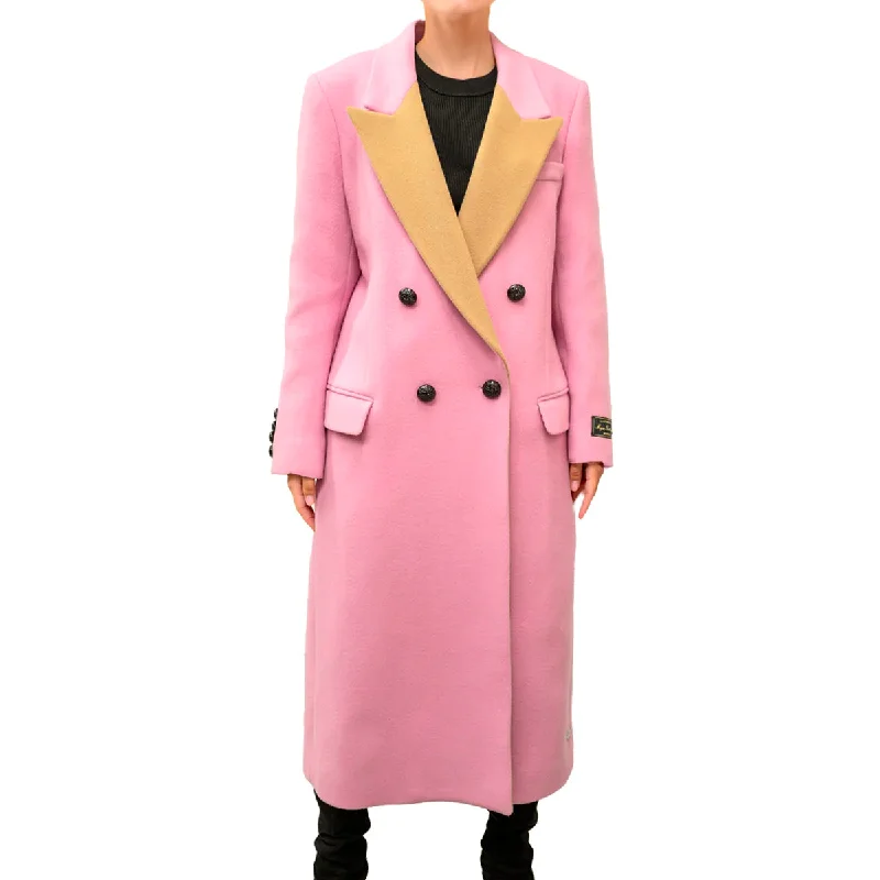 Women's Clothes For Work Events Women's Wool Felt Coat Pink