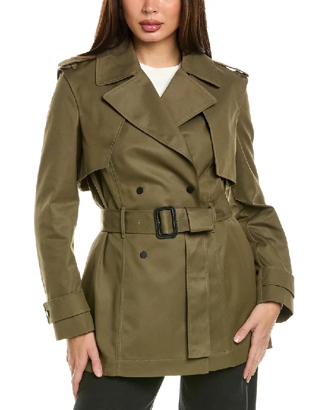 Women's Trendy Casual Clothes Mackage Adva Buckled Trench Coat