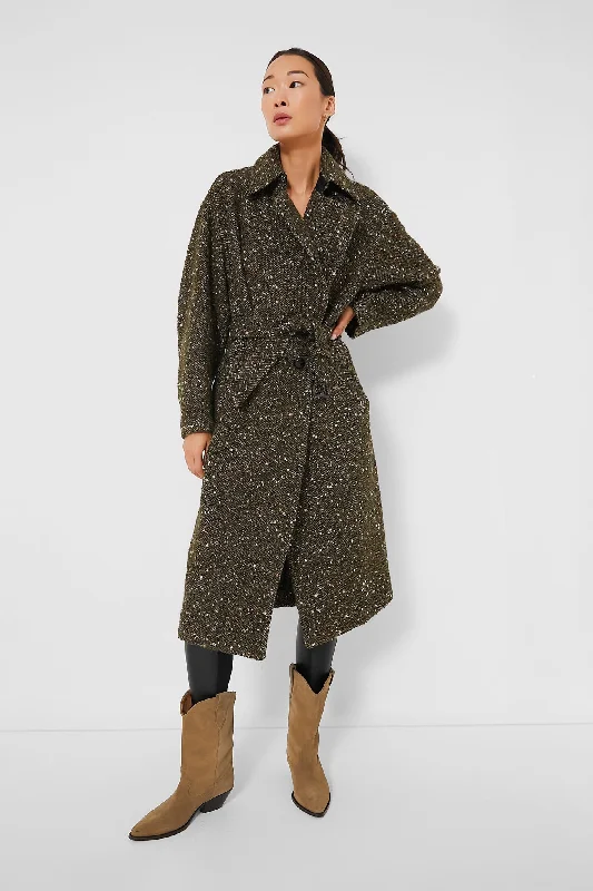 Women's Evening Clothes Khaki Horia Coat