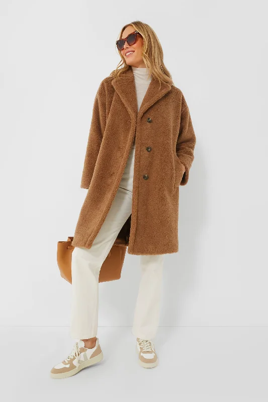 Classic Women's Clothing Styles Camel Veber Coat