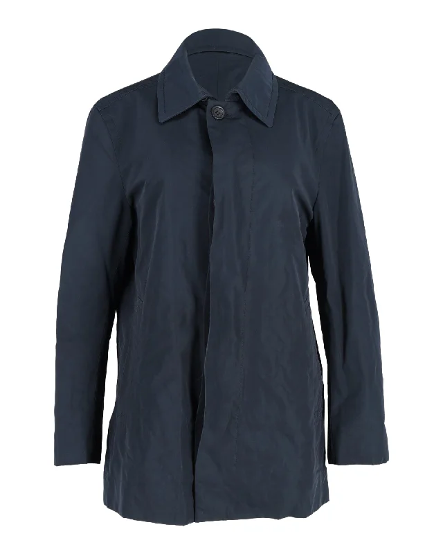 Women's Casual Garments Boss by Hugo Boss Coat in Navy Blue Polyester