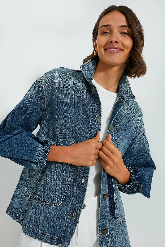 Women's Clothing For Everyday Wear Road House Wash The Blouson Sleeve Chore Jacket