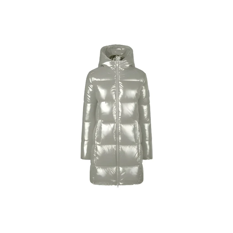 Women's Relaxed Clothes Women's Ines Hooded Puffer Jacket in Off White