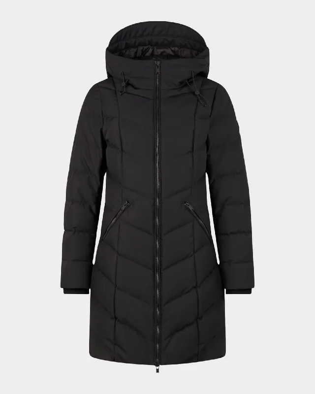 Women's Professional Garments Cloud Idi Parka Black